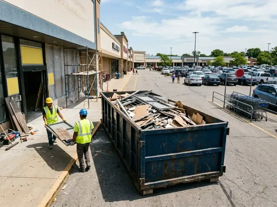 retail-store-renovation-debris-003 — frequently asked questions, Roll-off Dumpster Rentals in Jerome, IL